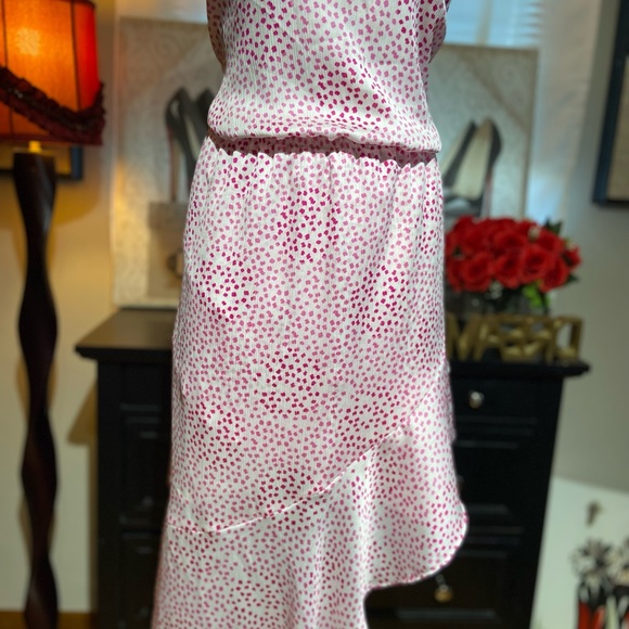 Beautiful pink/red dot summer dress - Picture 2 of 3